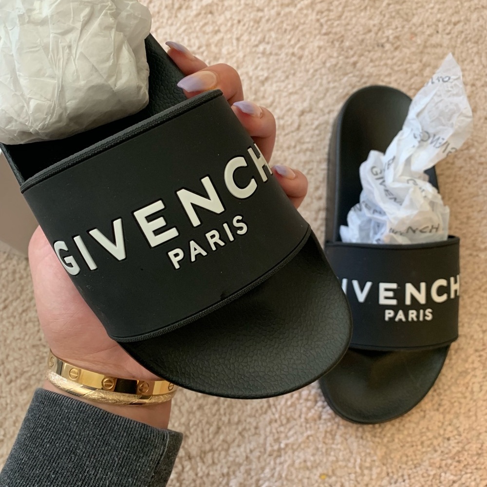 Givenchy slides.